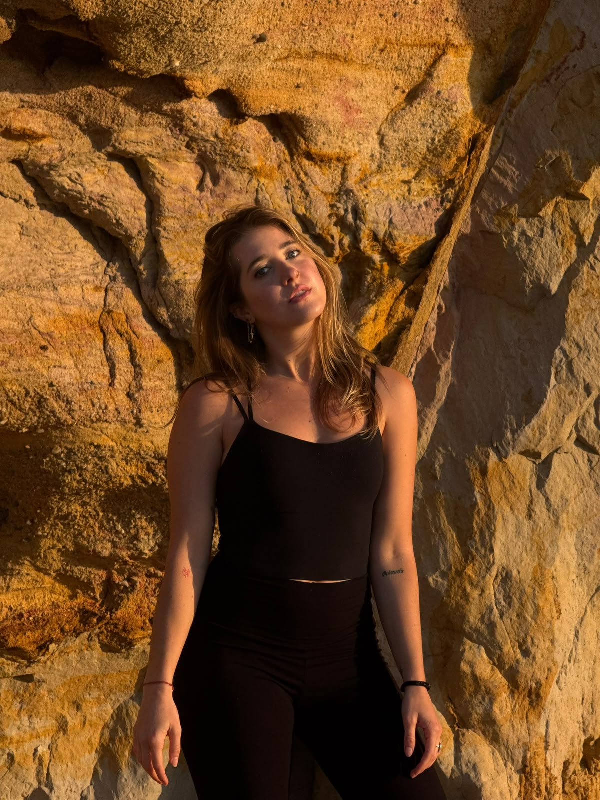 Anna Kozics in warm golden light