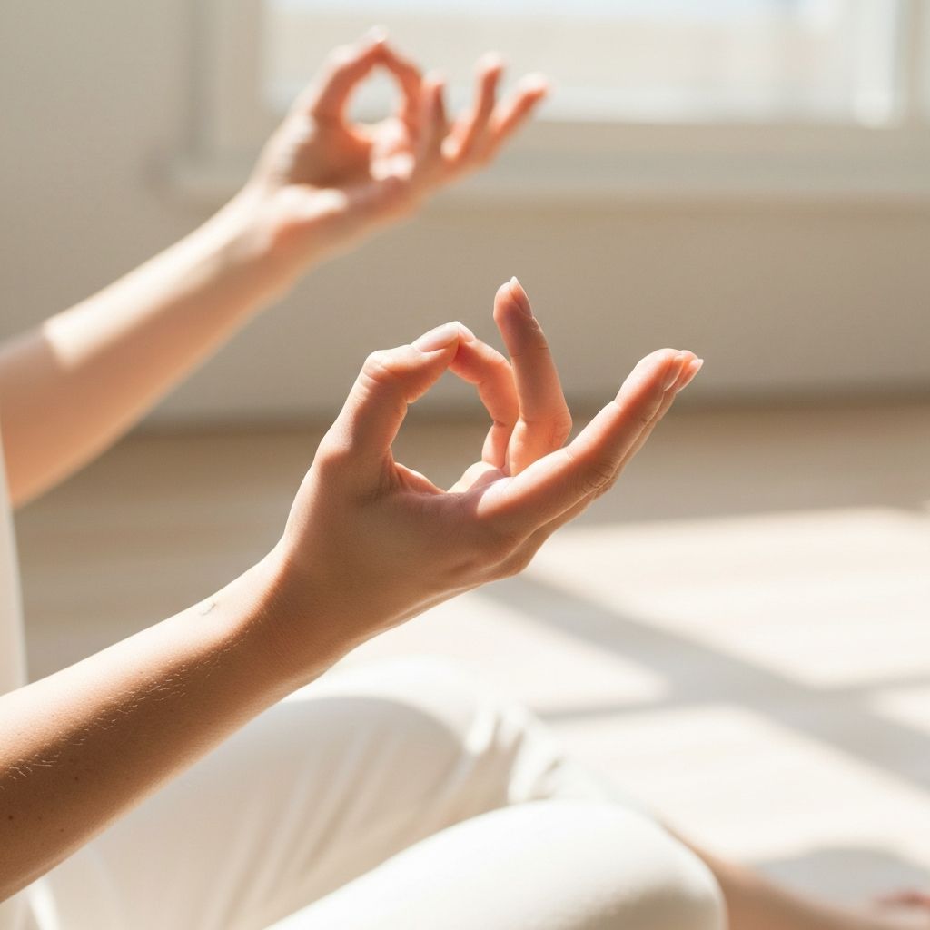 A woman reconnecting with her body and inner wisdom